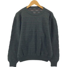 Vintage all-over print acrylic knit sweater size L men's size L