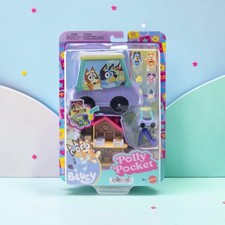 Polly Pocket Micro Bluey Compact Playset Including 7 Accessories Bluey Bingo