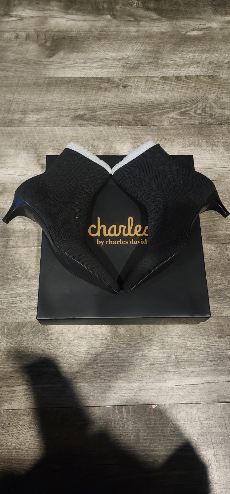 Charles by Charles David Womens Kona 2 Black Ankle Boots 5.5M