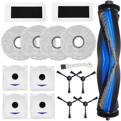 Ecovacs T30 Pro Omni 12 Sacchetti Ricambio Per Ecovacs Deebot X1 Omni / T20 Omni - Filtro Polvere 3,2L, Alta Ritenzione, Compatibile Con Stazione Di Scarico Automatico Sacchetti Ecovacs T50 Pro Omni