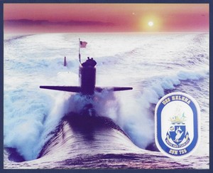 USS HELENA SSN-725 Nuclear-Powered Submarine 8 x 10 Official USN Photo