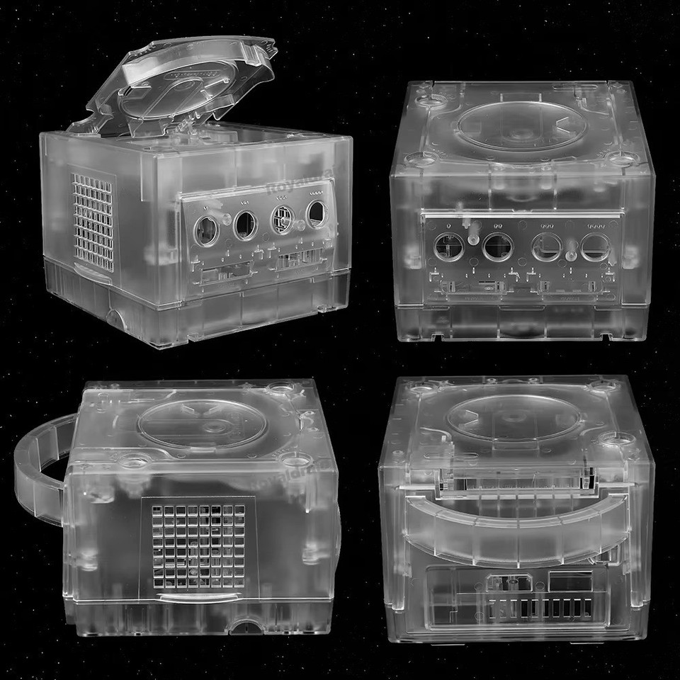 Gamecube Full Replacement Console Shell Housing Transparent Gameboy ...