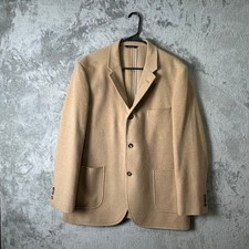 Brooks Brothers Cambridge Camel Hair Loro Piana Blazer Size 46R Brown Classic
