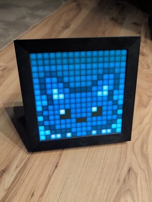 Divoom RGB LED Pixoo Pixel Art Digitaler Bilderrahmen Programmierbar 16x16
