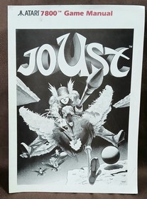 Lot Of Nes, Atari Manuals & Poster: Rush'N Attack,Super C, Joust, Joust Poster