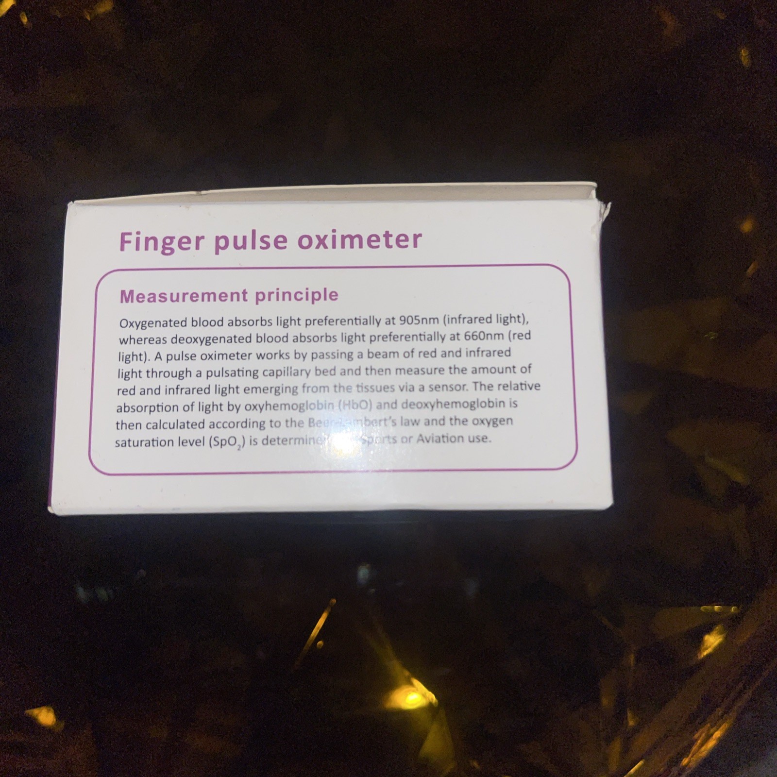 Zacurate Purple 500DL Pro Series Pulse Oximeter Spo2 O2 COVID 