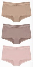MAIDENFORM Everyday Luxe Stretch Micro 3 Pk Boyshort Panty Womens Sz M L XL