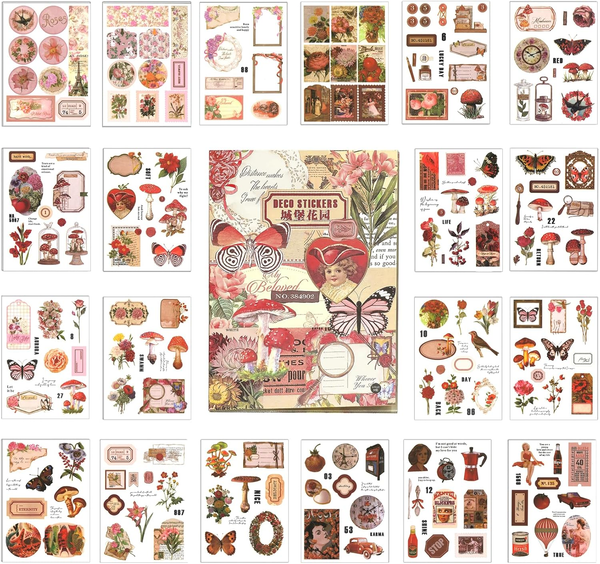 Scrapbooking Sticker Set, Scrapbooking Aufkleber, Dekorative Journal Fotoalbum A-image