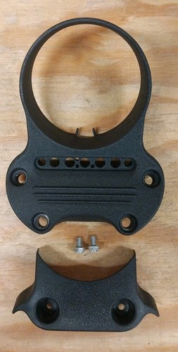 OEM Harley Davidson Sportster Speedometer Handlebar Top Clamp & Bottom Cover