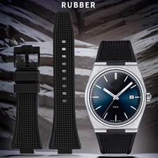 26 12mm Rubber Watch Band Strap For Tissot PRX T137.407 T137.410 Bracelet