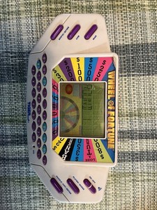 Wheel of Fortune Vintage Retro Handheld Electronic Game &Cartridge 1995 Working 