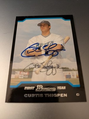 2005 BOWMAN DRAFT 1ST YEAR CURTIS THIGPEN RC  IP AUTO