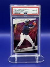 #43/75 PSA 10 POP 3 Yordan Alvarez 2020 Panini Phoenix Purple Mojo #2