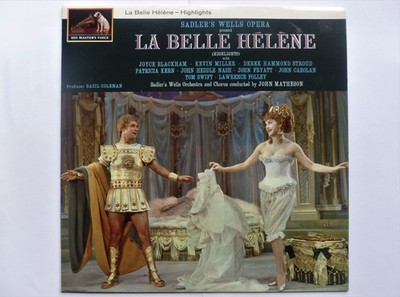 John Matheson La Belle Helene Highlights LP HMV CSD1505 EX /EX 1970s