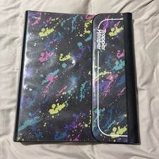 1980s Style Retro Trapper Keeper  Paint Splat...