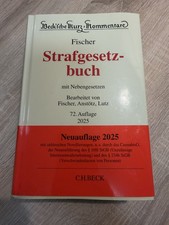StGB Kommentar Fischer 2025 – 72. Auflage – Beck Kurzkommentar Strafgesetzbuch
