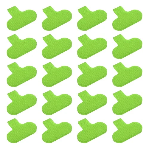 20 Pcs 0.6 x 1.5 Inch Cable Labels Write on Cord Labels Tags Light Green