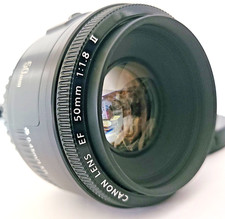 Canon EF 50mm F/1.8 II Lens No. 1115042870 VG 