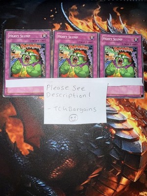 3x Heavy Slump Playset Gemischte Sets/Editionen/Rarität/Zustand Yugioh Karten!