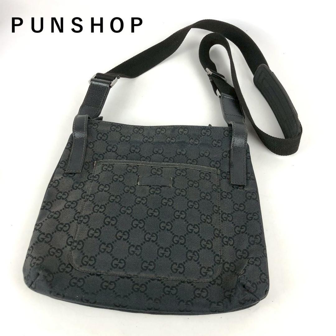 GUCCI GG Canvas Shoulder Bag 122793 for Women from Japan