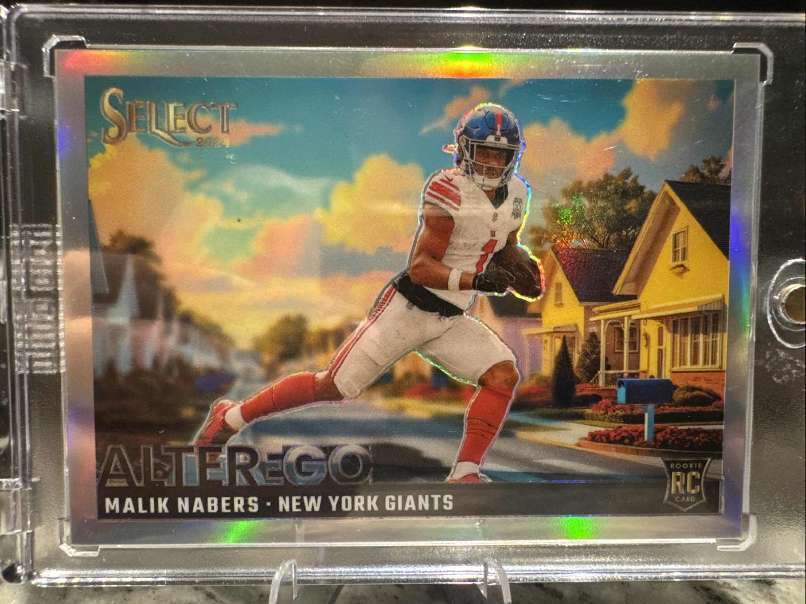 2024 Panini Select - Alter Ego Malik Nabers #13 (RC) SSP Case Hit NY Giants