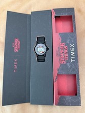 Timex Atlantis x Stranger Things Watch Limited Resin Strap Black TW2V51000 Boxed