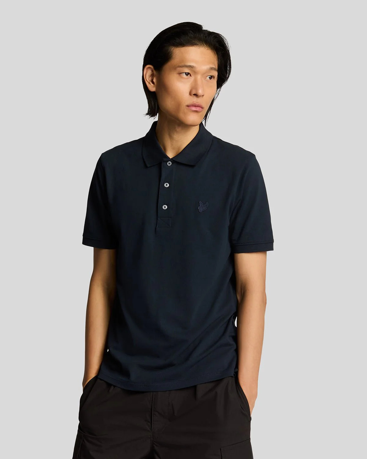 Lyle & Scott Superfine Polo Shirt Dark Navy-L image 2