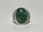 New ListingVintage Turquoise Mens 925 Silver Navajo Native American Ring