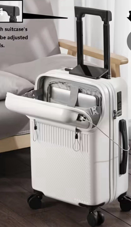 Durable 50.8 cm Minimalist Carry-On with Wheels - Ideal for Business & Leisure
