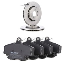 RIDEX Bremsenset Vorne Bremsscheiben Beläge für RENAULT TWINGO II (CN0)
