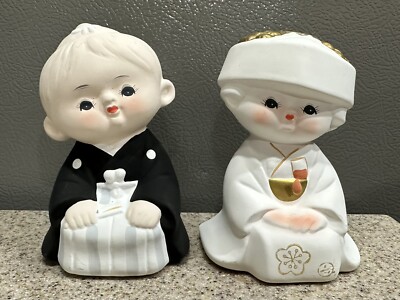 Vtg '92 Lovely Doll of Kawasaki Co LTD Bride Groom Japanese