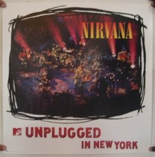 Nirvana Poster MTV Unplugged New York 24x24 Kurt Cobain