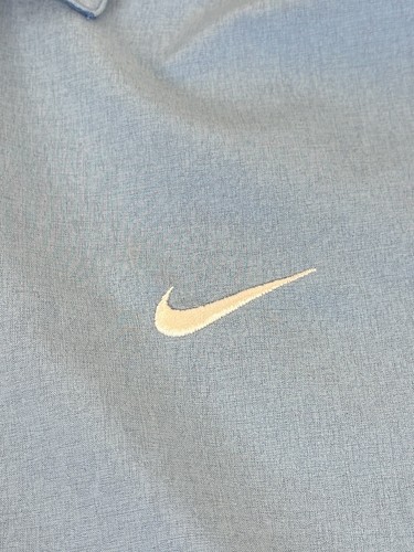 Roger Federer Nike Dri-fit RF Large Blue 2003 Wimbledon Tennis Polo Shirt - Picture 7 of 17