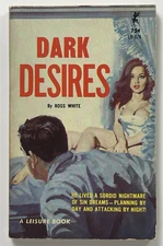 DARK DESIRES Ross White ROBERT BONFILS Greenleaf Vintage Sleaze Smut GGA RARE VG