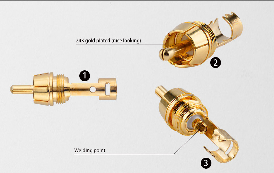 Connettore Coassiale RCA Femmina Per Cavo RG58 Electro DH Colore Giallo 10589dham 8430552082483 40314900 - Foto 12