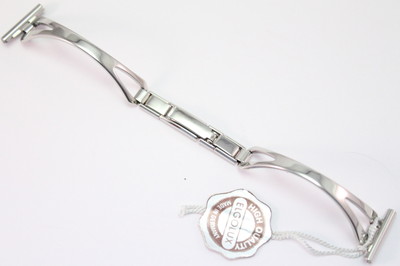 60er, 70er Uhrenarmband-Edelstahlband 16mm  Länge : S   Made In Germany