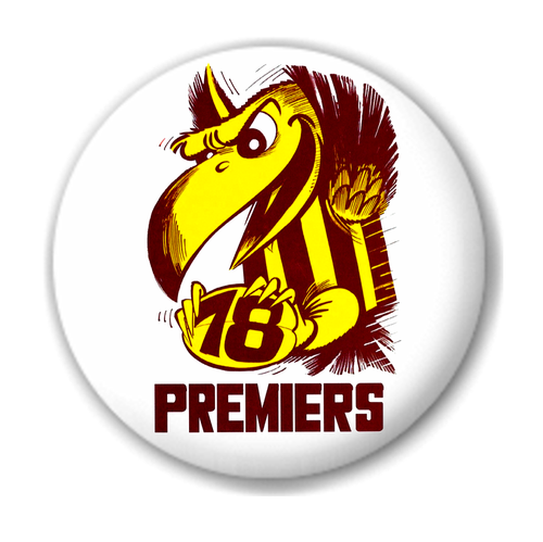 VFL AFL Grand Final Premiership Badge Button 57mm pin Aussie Rules Footy team - Picture 49 of 52