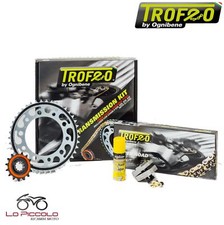 KIT TRASMISSIONE TROFEO CATENA CORONA PIGNONE HUSQVARNA WR 250 1981 1982 1983
