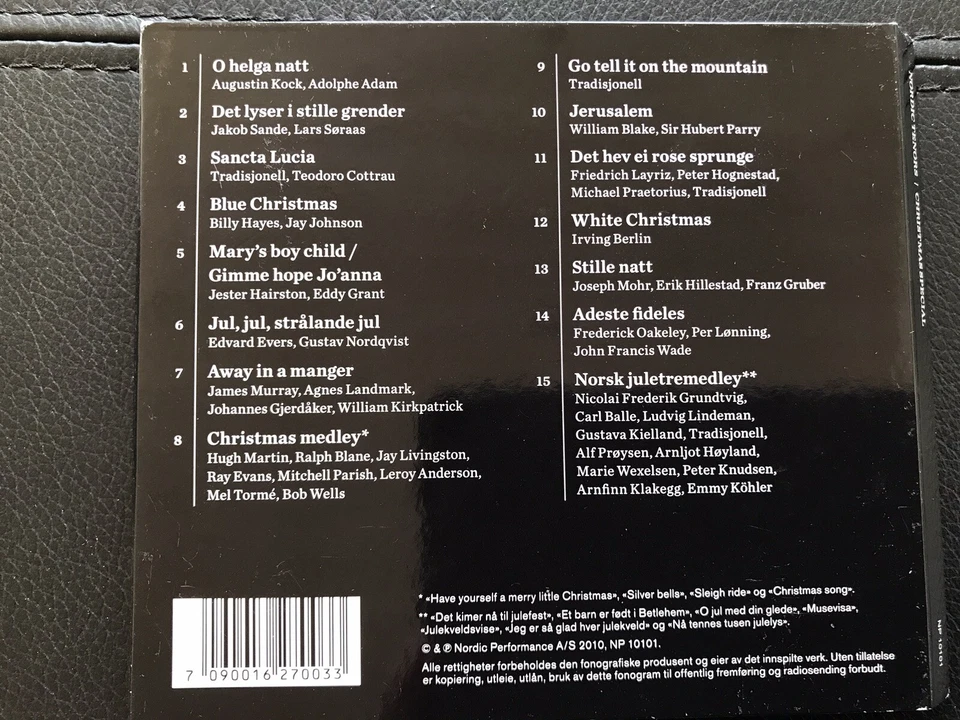 NORDIC  TENORS   -   Christmas  Special  ,  CD   2010   , Norway  Folk , Holiday - Bild 2 von 4