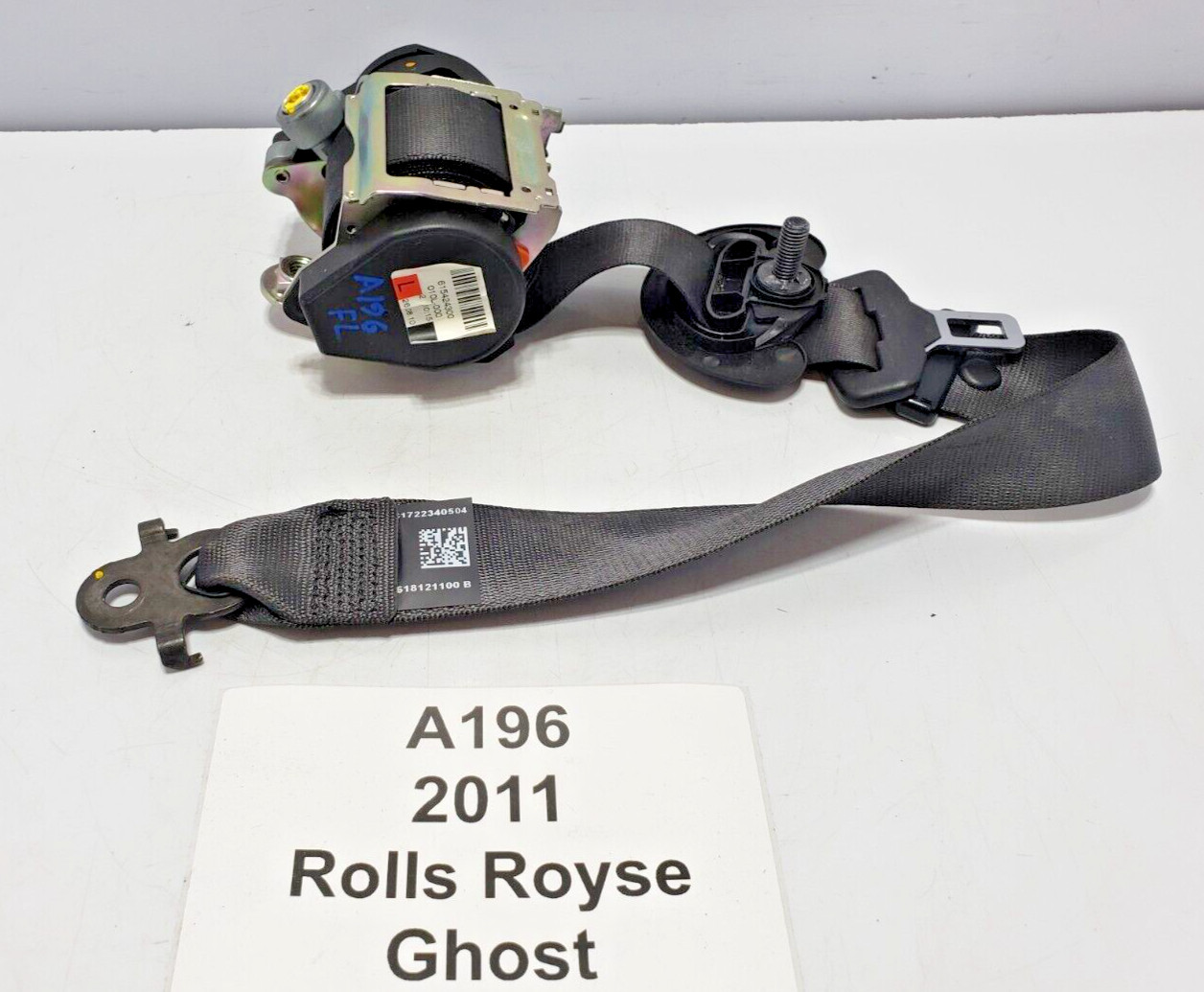 ✅ 2010-2014 OEM Rolls Royce Ghost RR4 Front Left Driver Side Seatbelt Retractor