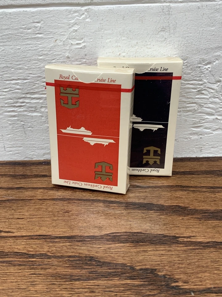 Royal Caribbean Cruise Line Playing Cards, , Blue/White & Red/White, New Sealed - Image 4 of 4