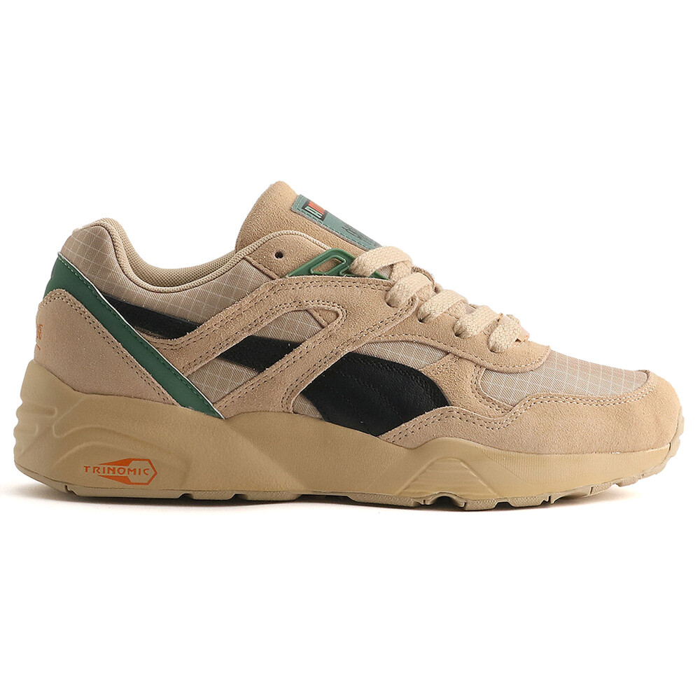 Puma Black Fives X R698 Mens Beige Black Casual Sneakers 3905150