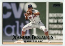 2019 Stadium Club Black Foil Baseball - #85 - Xander Bogaerts - Boston Red Sox