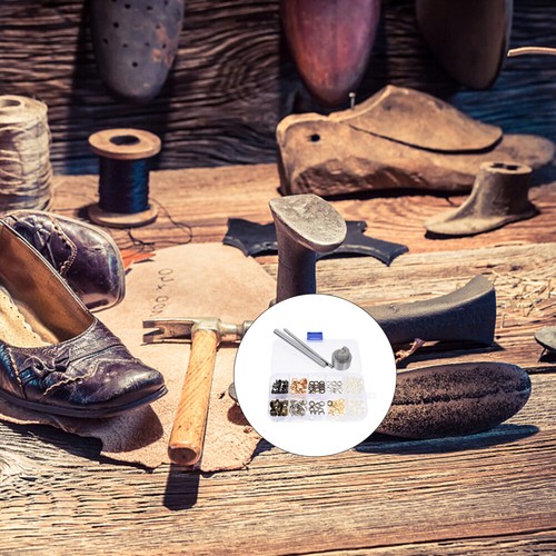 Kit ganci lacci stivali ganci lacci fibbie riparazione ganci fibbia - Foto 10 di 12