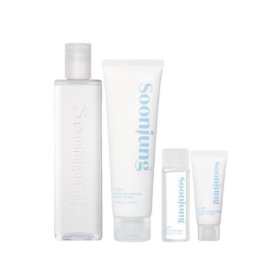 ETUDE SoonJung Toner and Emulsion Set Sensitive Skin Barrier Strength Calming