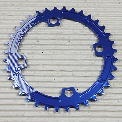 SIXPACK Kettenblatt K-RING 1x12 narrow-wide 36 Zähne BCD 104 mm 4 Arm blau