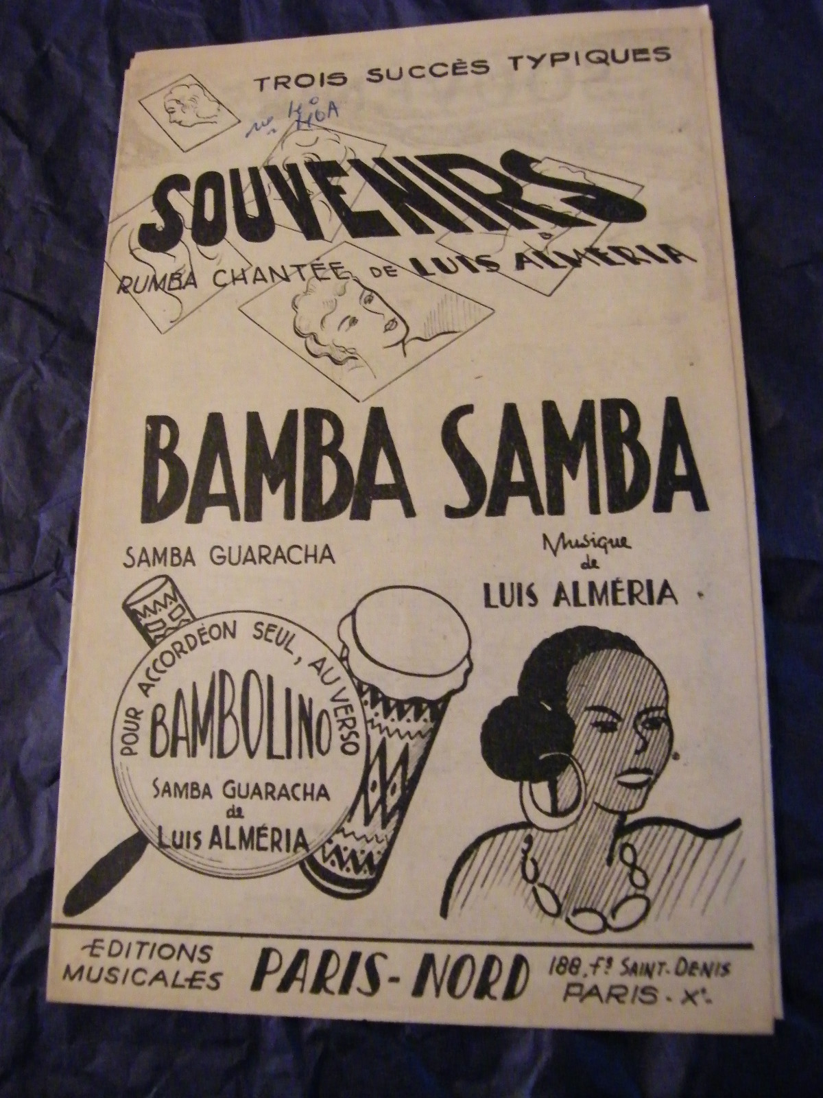 Almeria Bamba Samba Music Sheet
