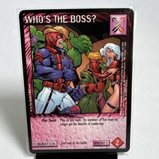 Wildstorms The Expandable SuperHero CCG Wildcats Who’s The Boss NM-MT Card Promo