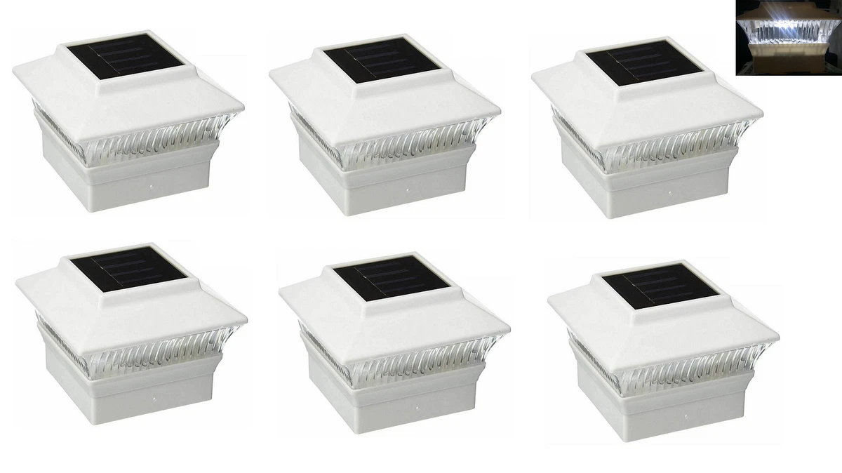 Solar pvc 2024 post lights