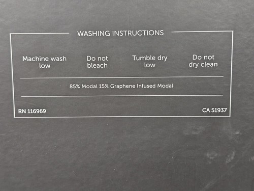 Protect A Bed Charcoal Infused Twin XL Sheet Set Fitted ,Flat and Pillowcase NEW - Picture 3 of 7